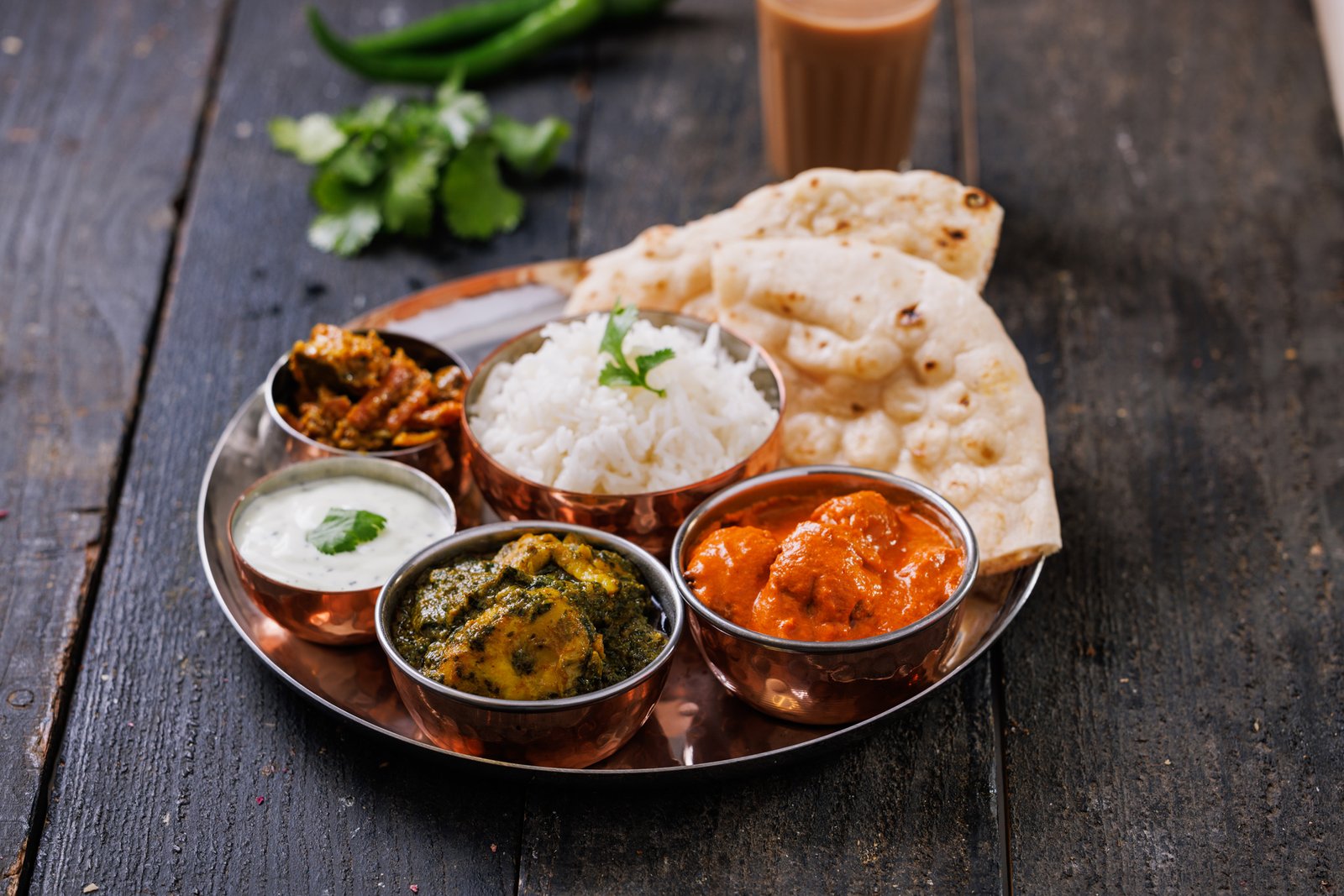 Our delicious food at Karak Chaii